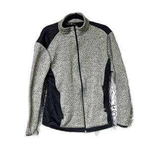 Athleisure Full zip Sporty Chic Track Jacket Modern Athletic Beverly Hill Size M